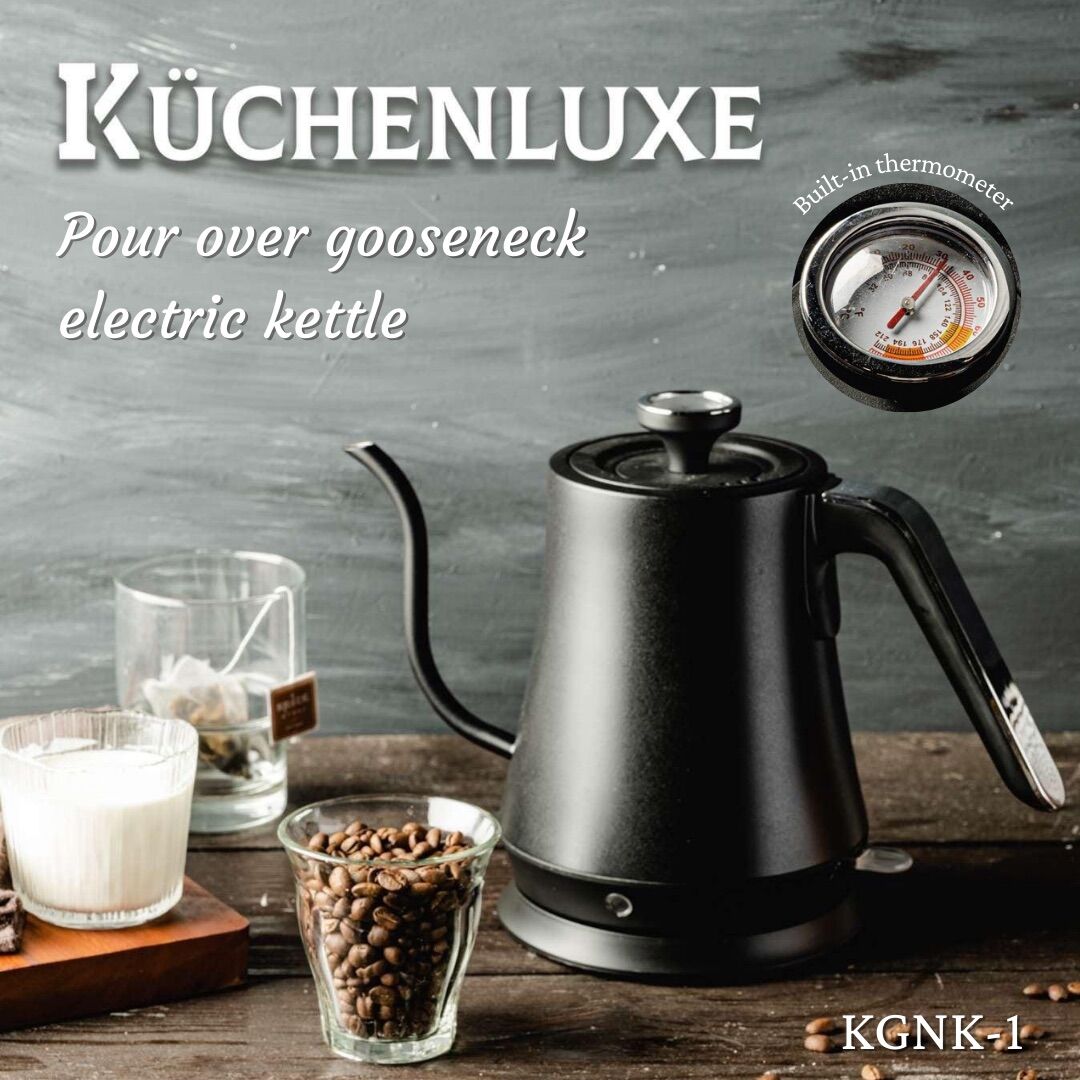 Kuchenluxe KGNK1 Pour Over Gooseneck Electric Kettle 1.0 L Lazada PH