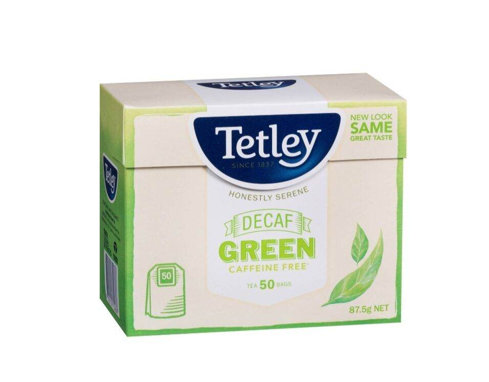 Tetley Decaf Green Tea Caffeine Free 50 Tea Bags Lazada PH