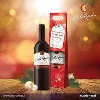 CARLO ROSSI 750ML RED WINE WITH GIFT BOX / GIFT /GIVEAWAYS 7