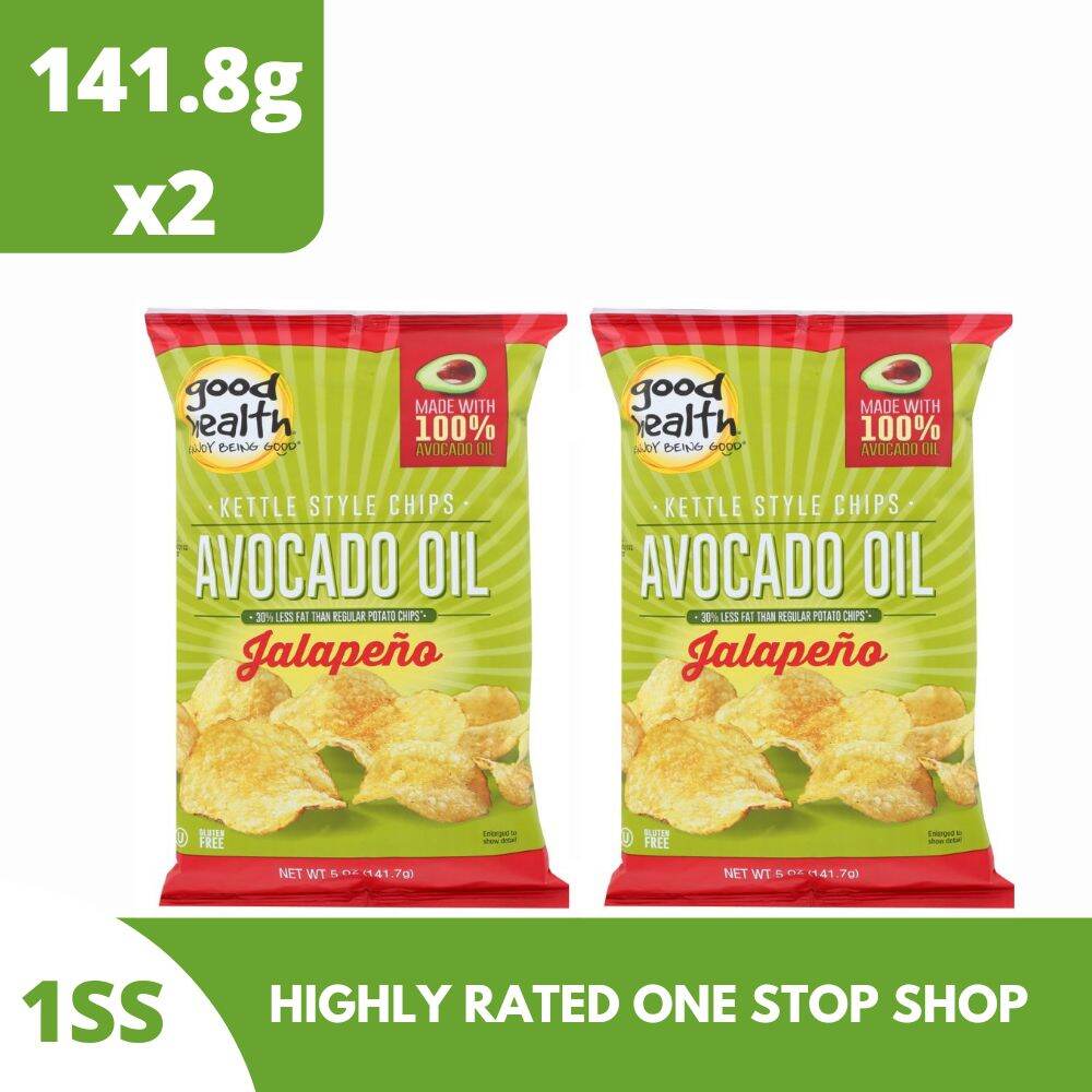 Good Health Kettle Chips Avocado Oil Jalapeño, 141.8g Set of 2 Lazada PH