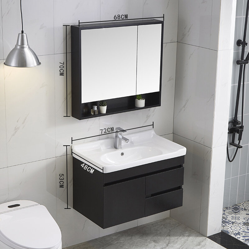 Nordic Bathroom Solid Wood Bathroom Wash Basin