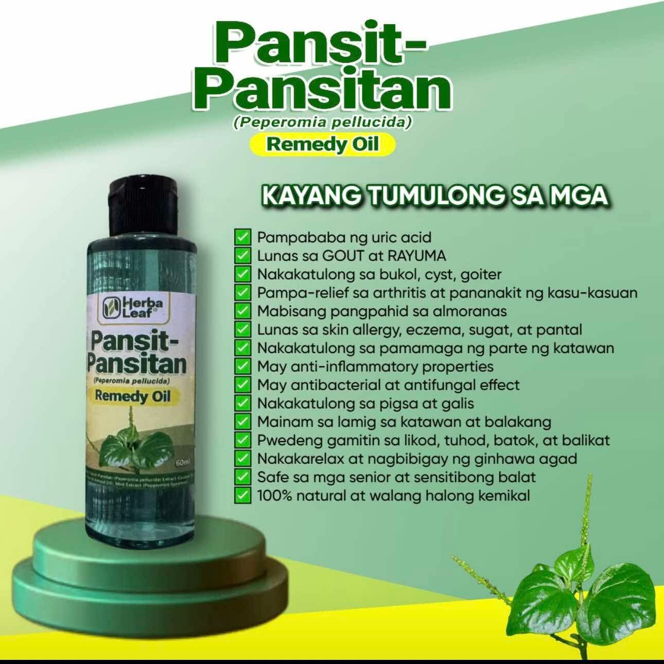 Shop Pansit Pansitan With Turmeric Oil Online with Best Discounts and Low  Prices | Lazada Philippines