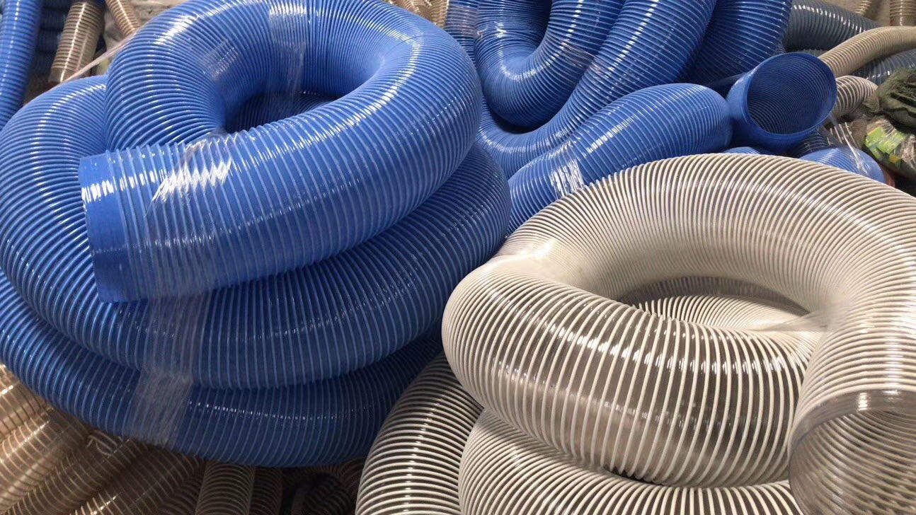 Plastic Pipe Exhaust Pipe PVC Hose Plastic Pipe Vacuum Pipe Feeding