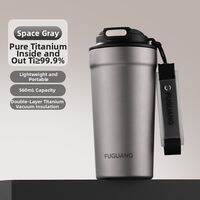 Fuguang | High-End Pure Titanium Insulated Travel Mug Double Layer
