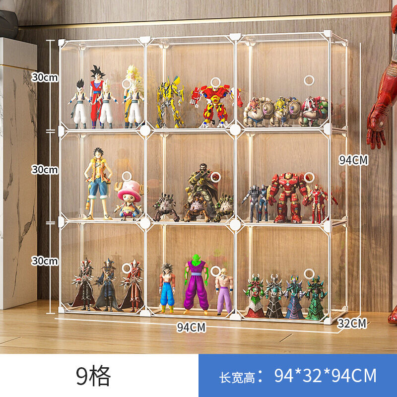 HandMade Model Display Small Dustproof Toy Storage Display Transparent Anti