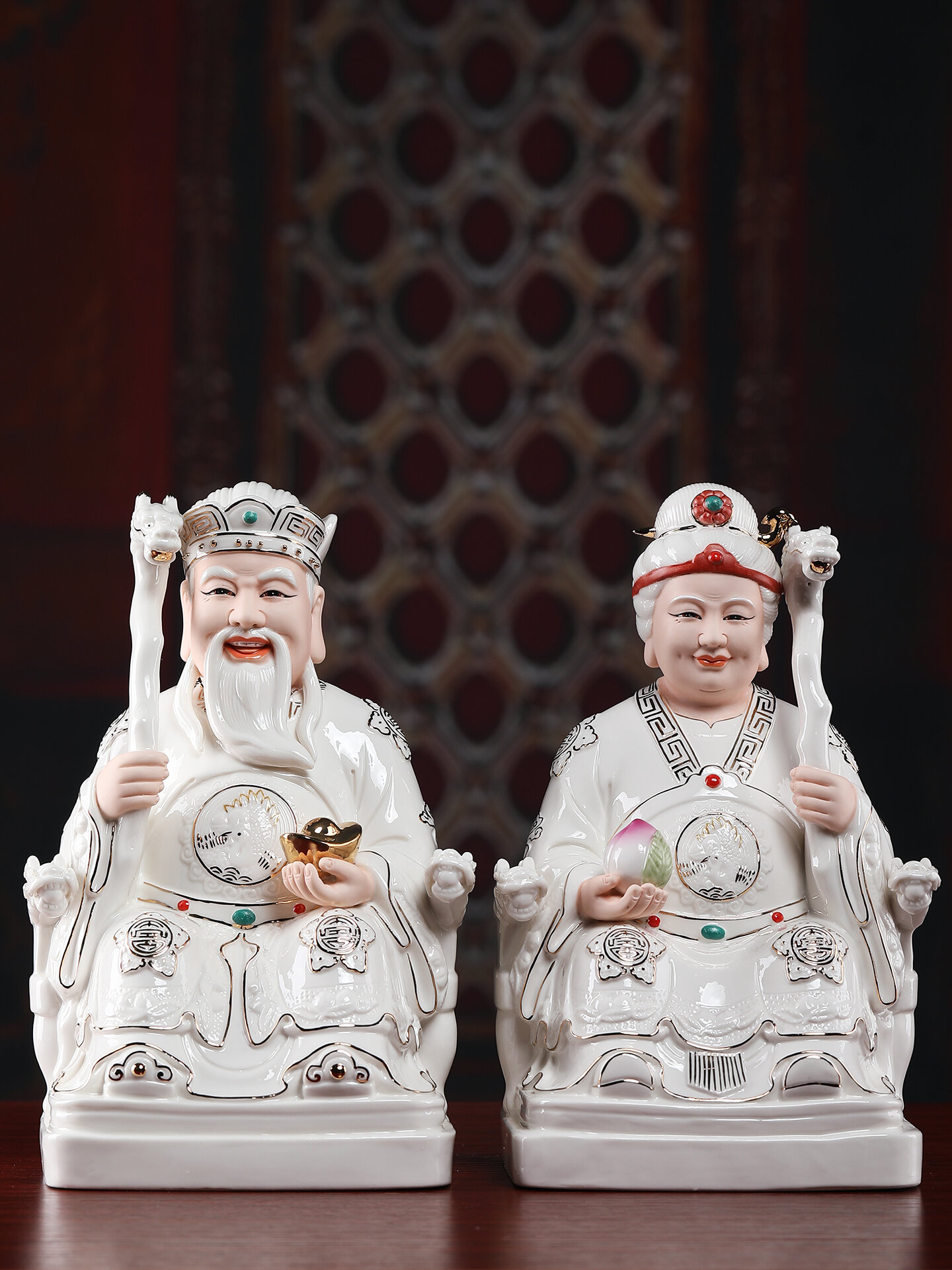 DAIYUTANG | Decorative Land God Statues for Home Worship Presyo 4,277 Piso*Libreng Shipping