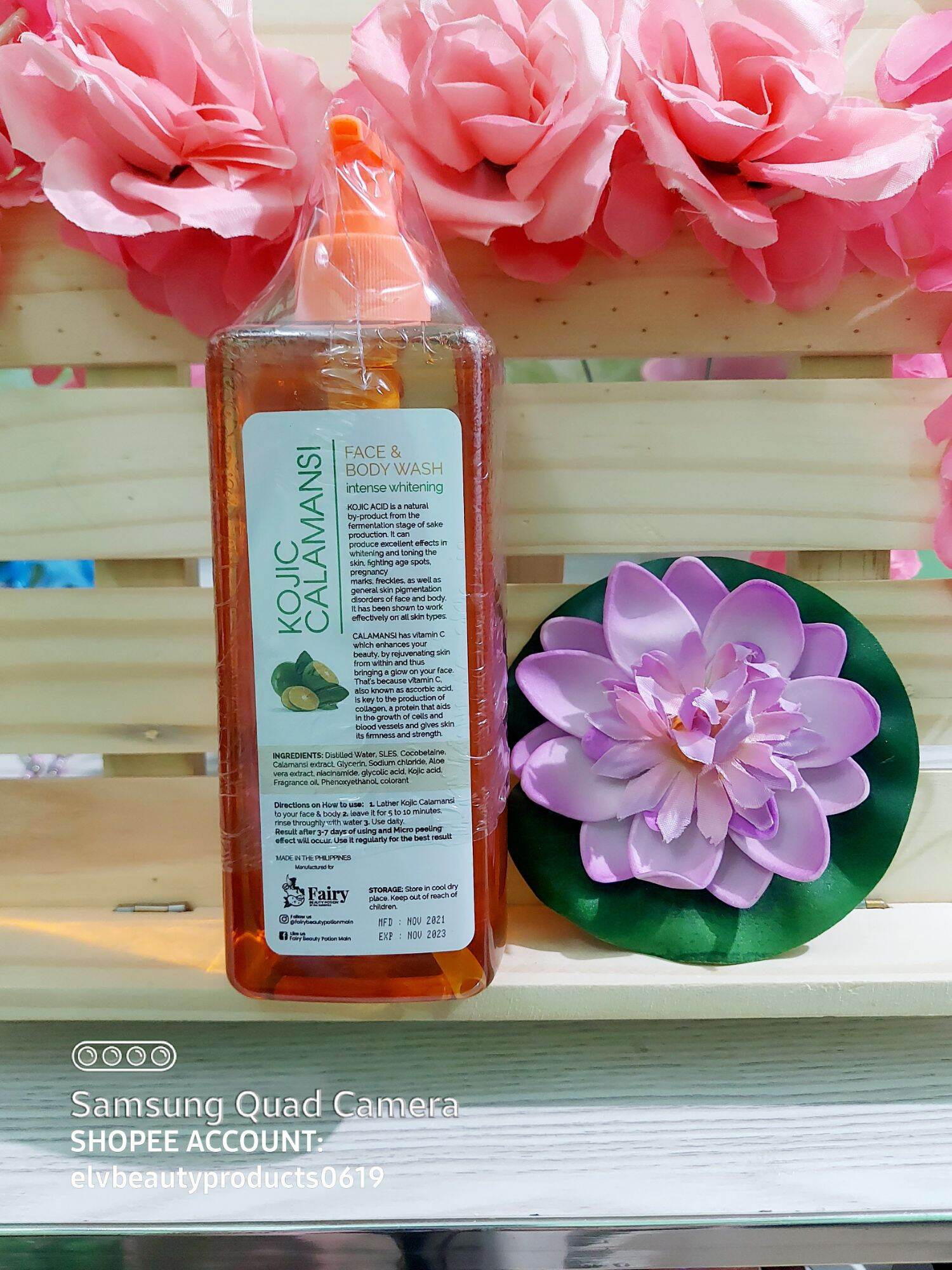 FBP Kojic Calamansi Body Wash Gluta Coco Berry Body Wash HyaKojic