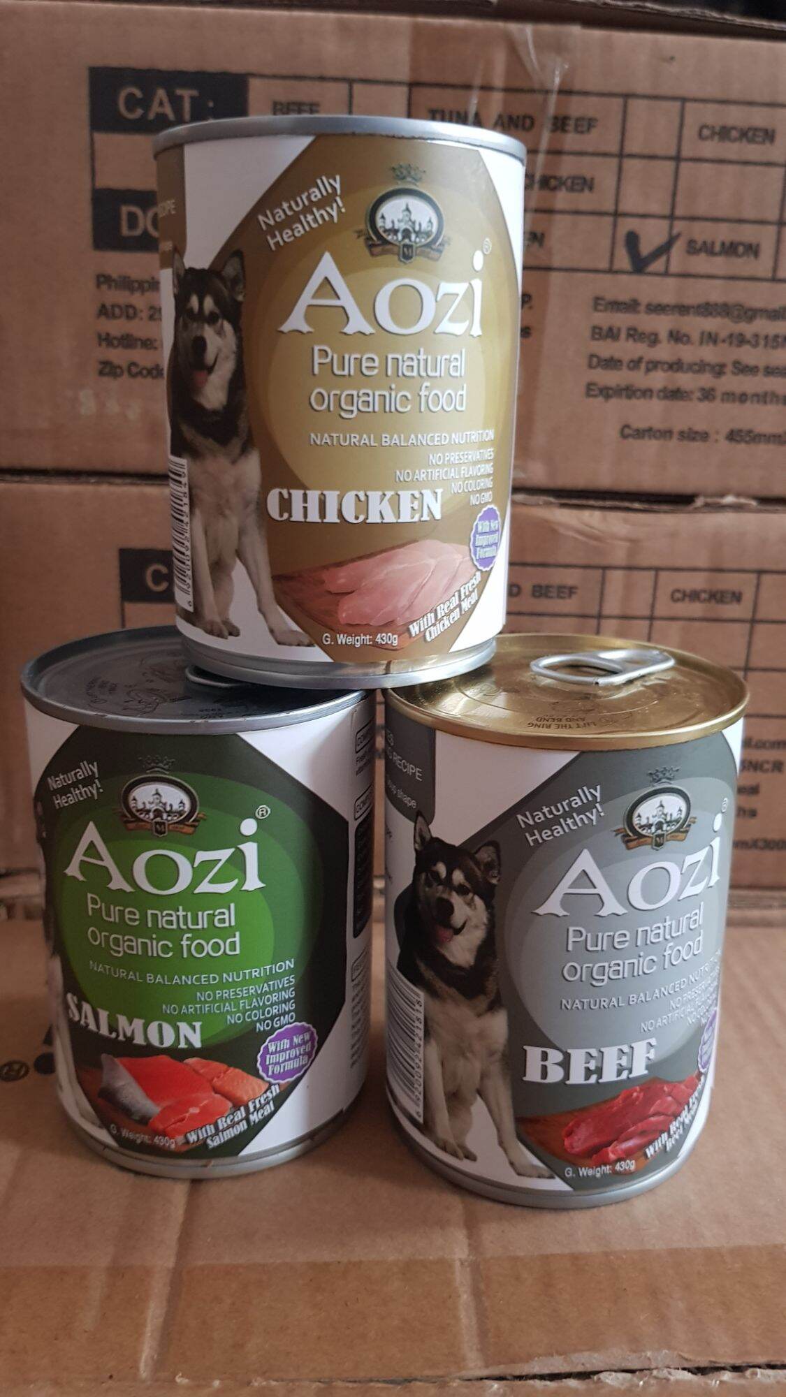 Aozi Can for Dog ALL FLAVORS (Dog Wetfood) Lazada PH
