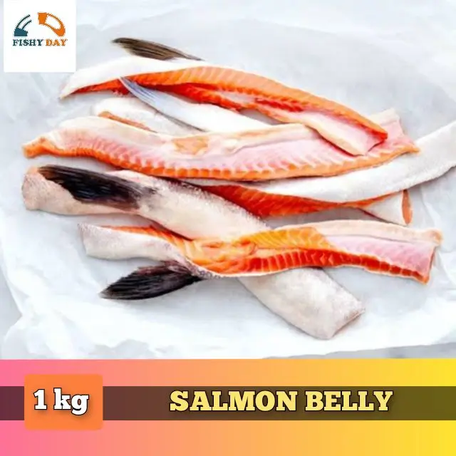 SEAFOOD SALMON BELLY STRIPS 1kg