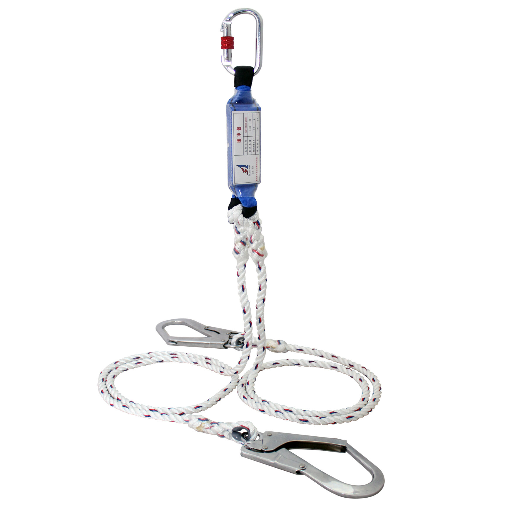 Aerial Work Safety Rope Buffer Release Rope Double Big Hook Safety Rope