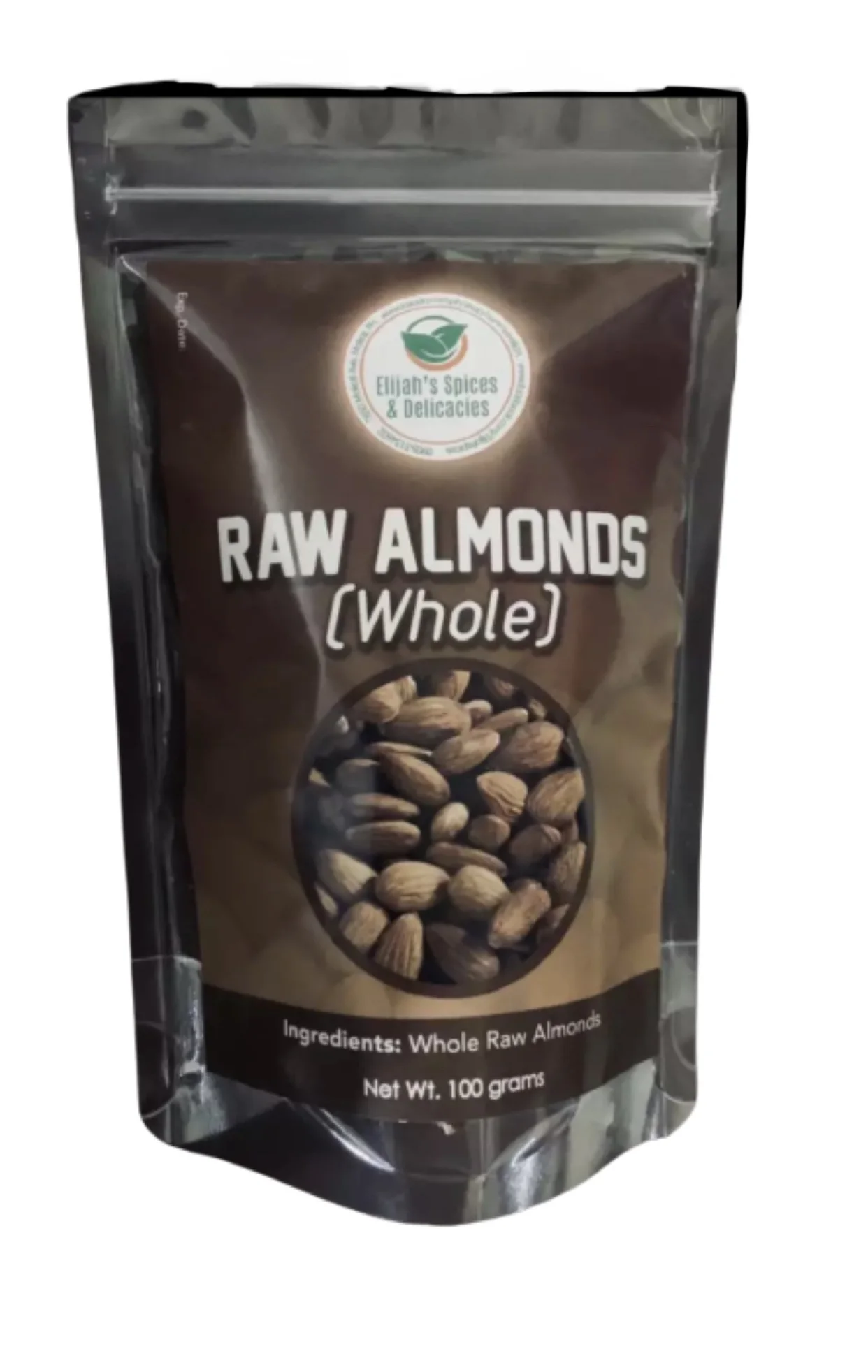 Almonds Whole (RAW) 100 grams