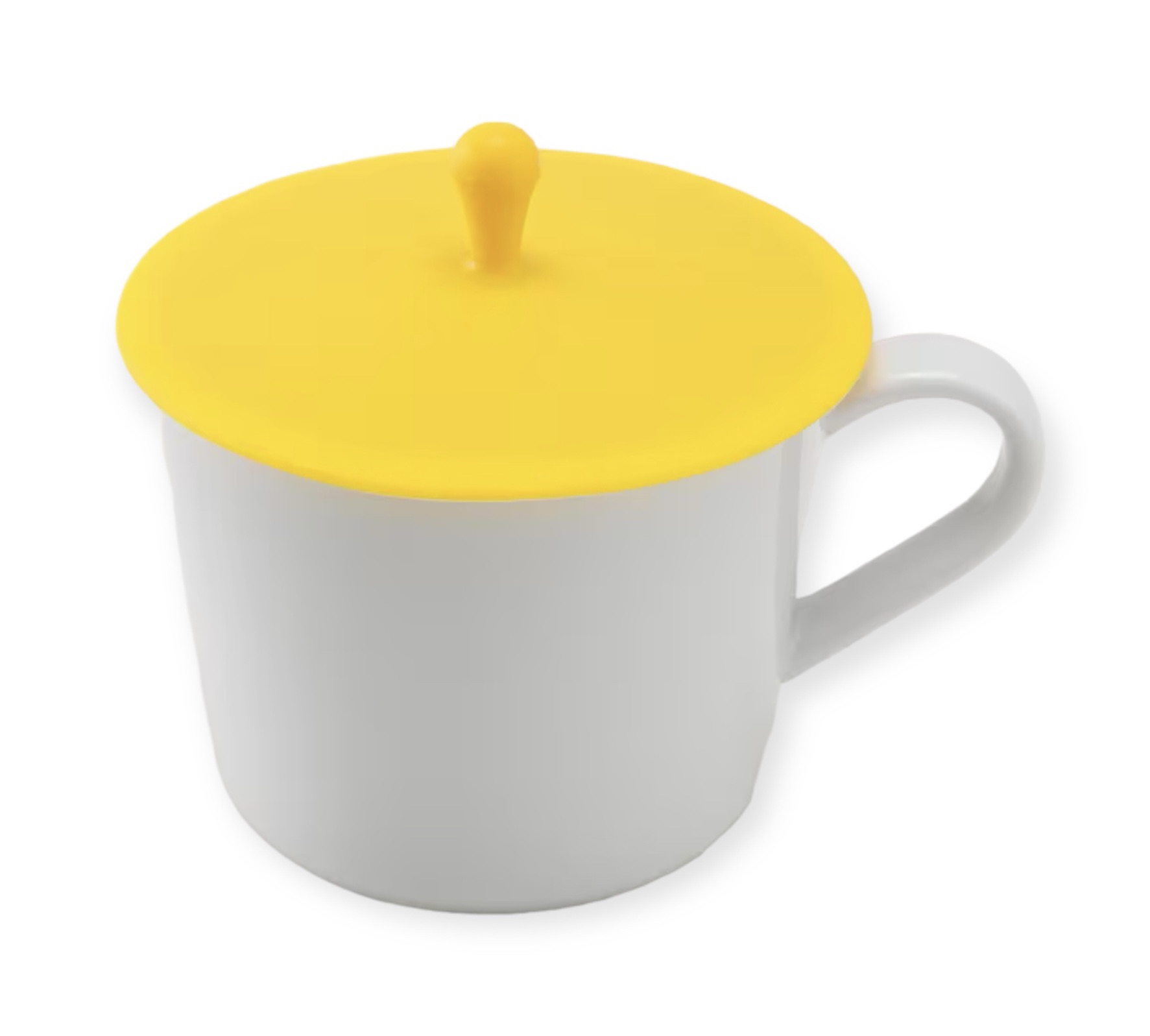 SMULFARE Lid for mug, silicone yellow - IKEA