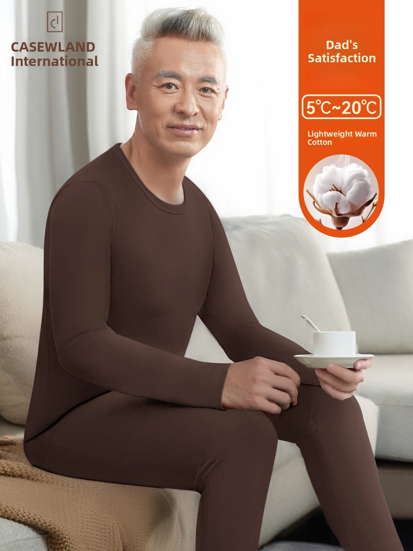 CASENLAND | Warm Cotton Underwear Set for Men Presyo 1,514 Piso*Libreng Shipping