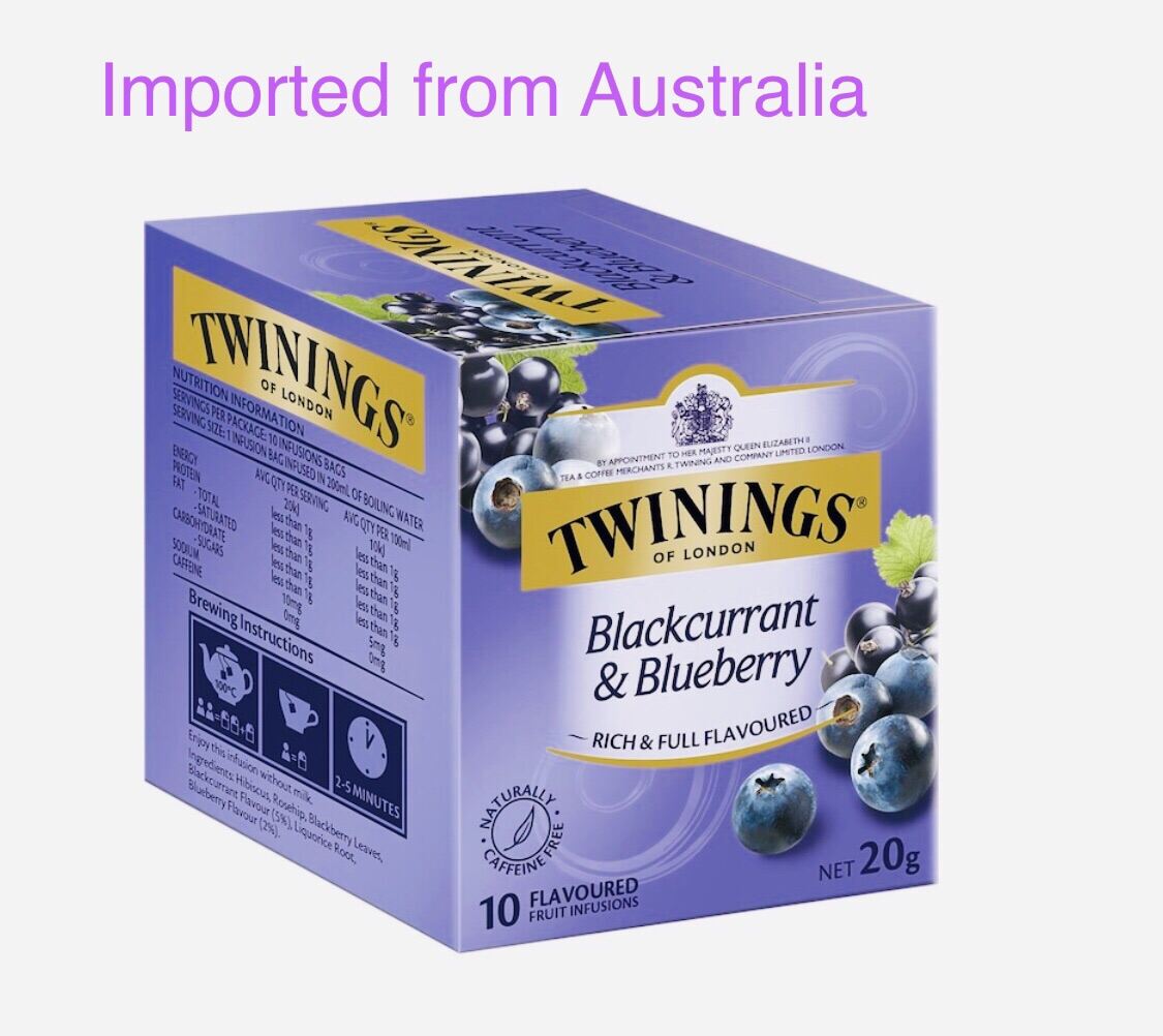 Twinings Blackcurrant & Blueberry Fruit Infusions 10 Pack | Lazada PH