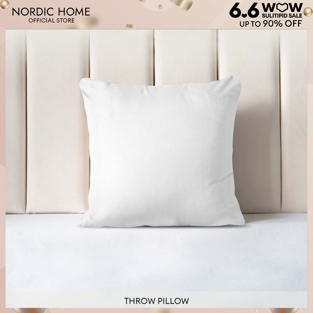 NORDIC HOME Hypoallergenic Throw Pillow