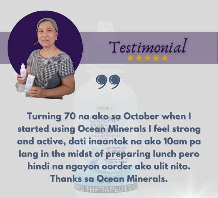 OCEAN MINERALS by Classique Herbs 60ml BIG bottle & 30ml Small bottle. 
