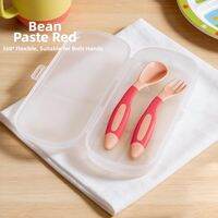 Baetsie | Baby Feeding Learning Spoon Fork Adjustable
