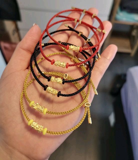 CJE online shoppe  NewStock HK 24K Piyao Bracelet realgoldjewelry  Pawnable soldperGram Pay today ship today Items paid past 1pm will be  shipped next business day Recieve the items 1 to 2