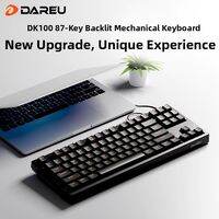 DAREU | 87-Key Mechanical Keyboard with Blue and Red Switches for Gaming