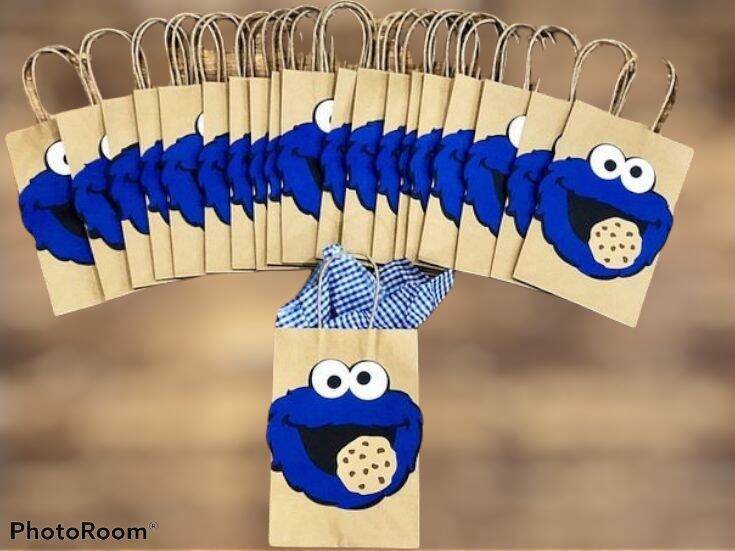 cookie monster treat bags/ party favor Lazada PH