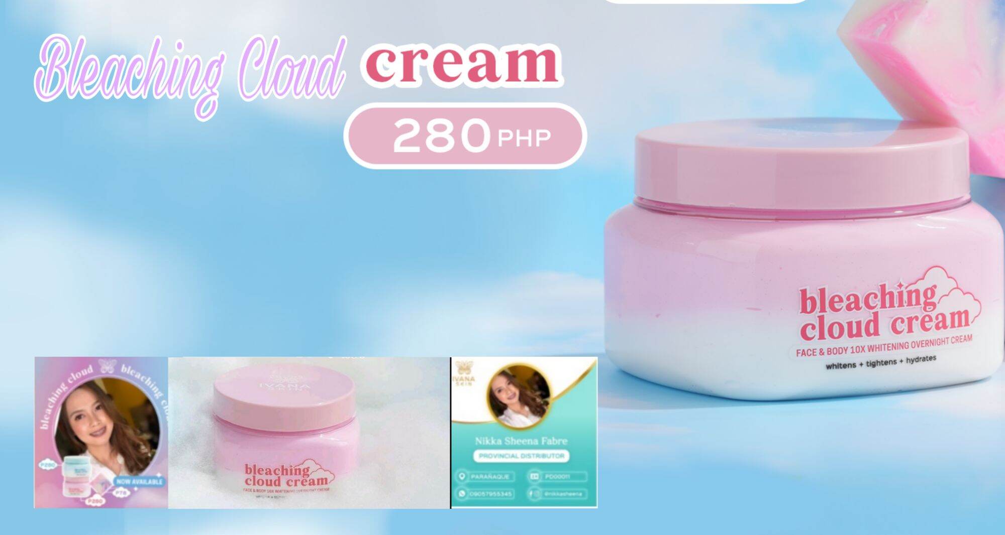 IVANA SKIN Bleaching Cloud Cream ON HAND Lazada PH