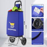 bicoy | Foldable Stair-Climbing Portable Shopping Cart