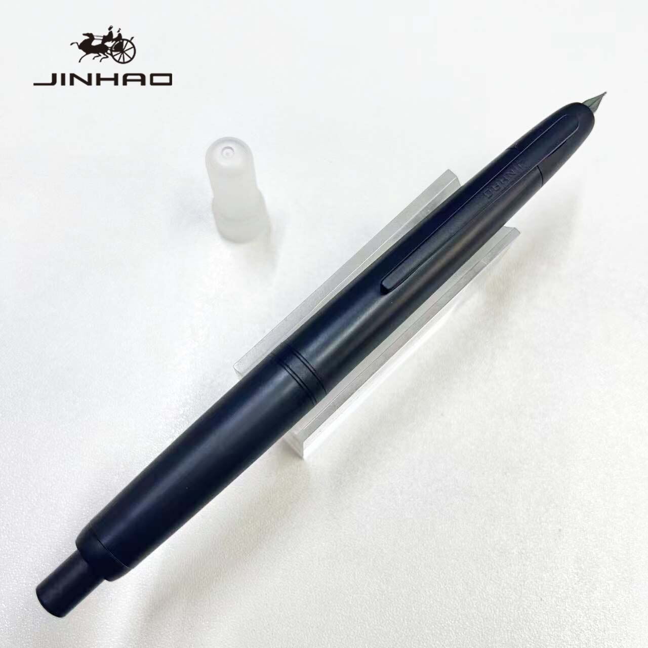 Jinhao 20 Press Retractable Fountain Pen EF/F Nib with Converter Resin Writing Gift Pen