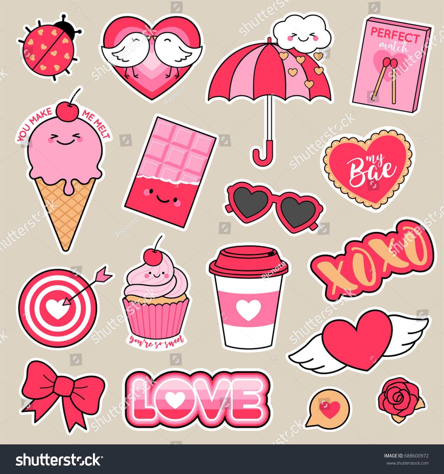 pastry sticker set/food sticker set | Lazada PH