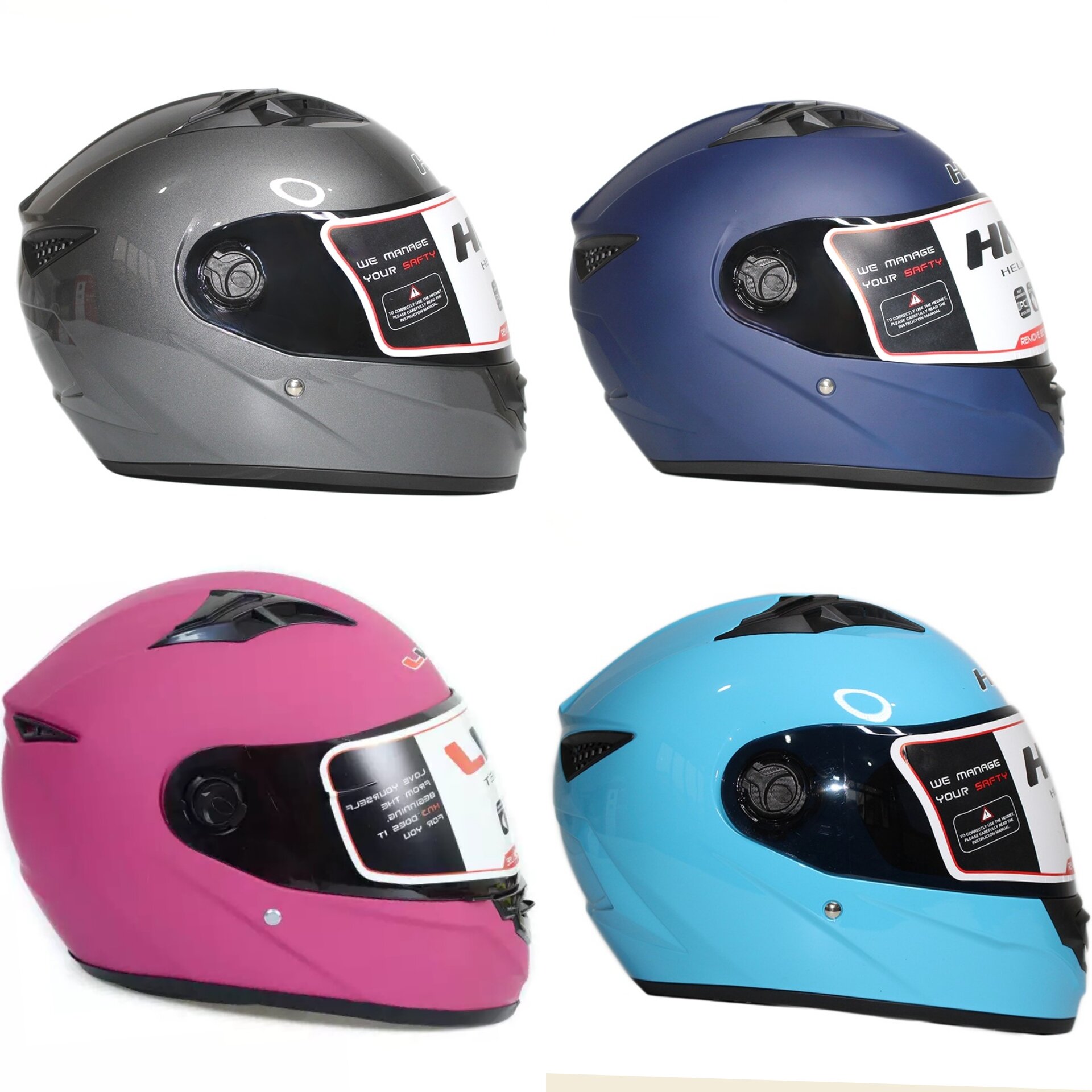 Visor Lock Set HNJ 855 Helmet Left and Right. 