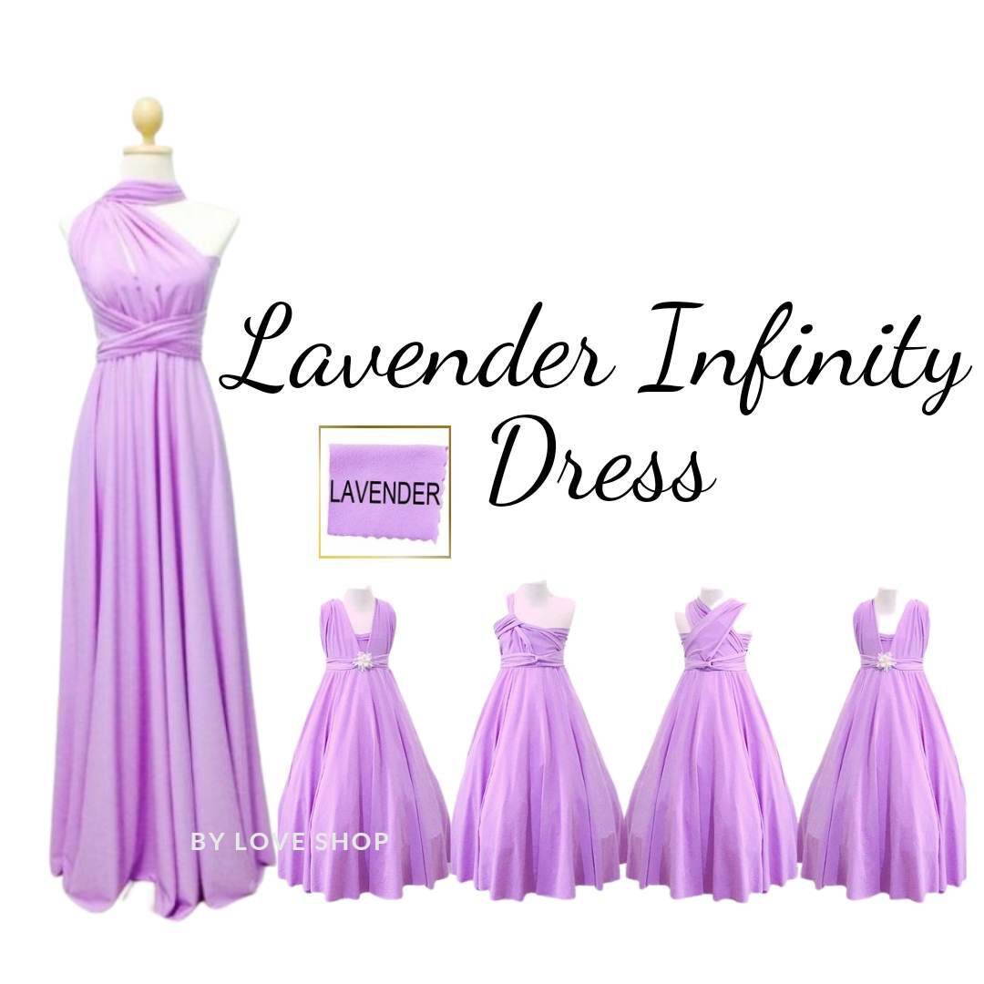 lavender infinity dress