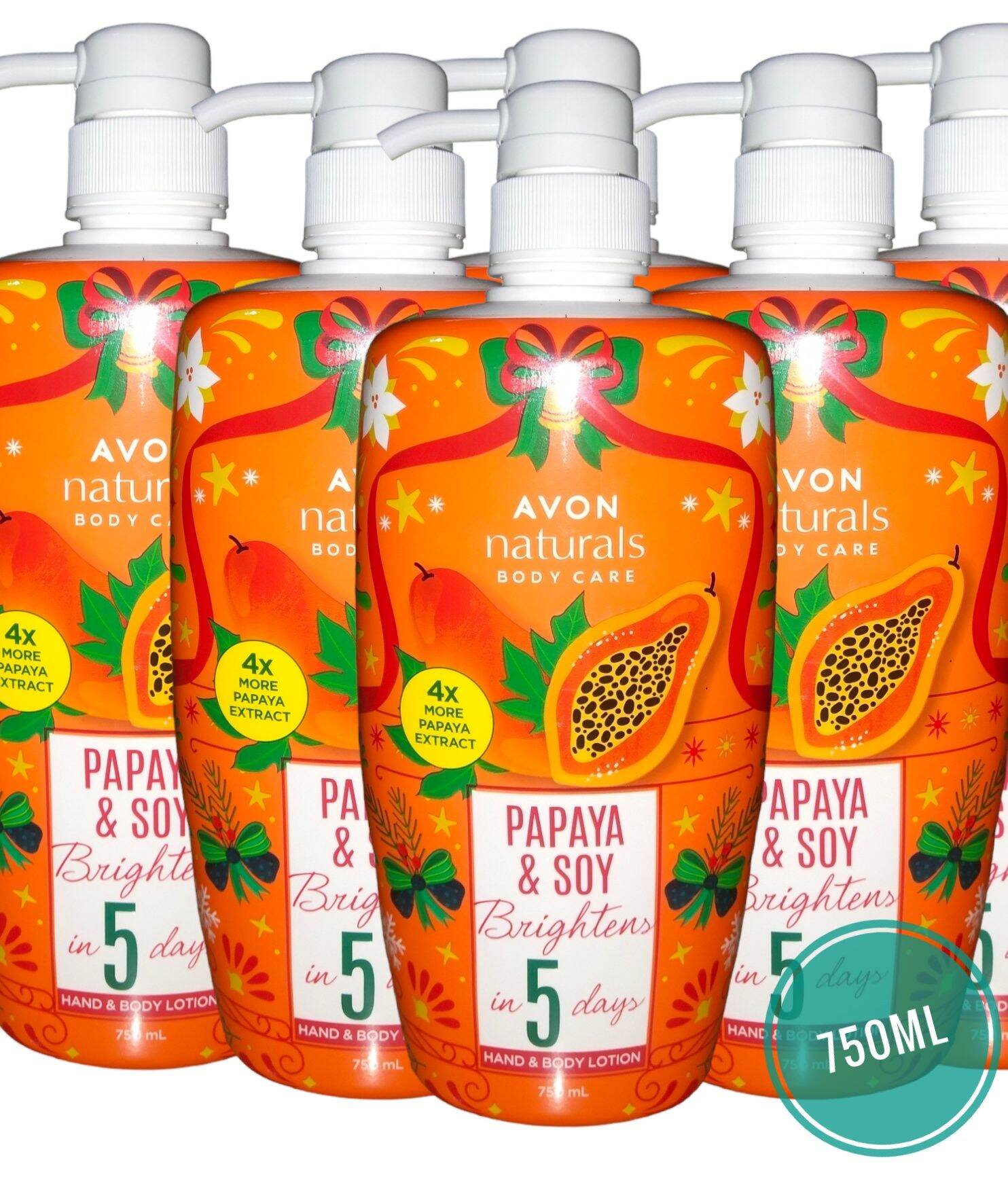 AVON Hand and body lotion/PAPAYA &SOY750ml/honey and milk 400ml Lazada PH