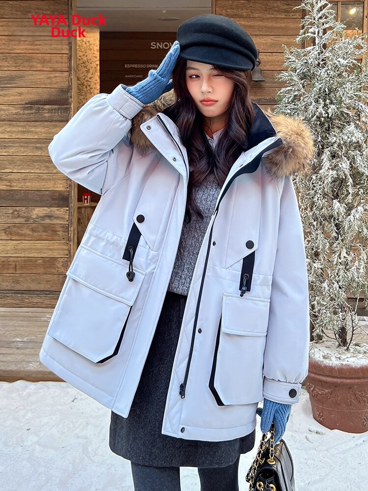 Fashionable Slimming Collar Casual Winter Warm Down Coat 2025 New Presyo 8,401 Piso*Libreng Shipping