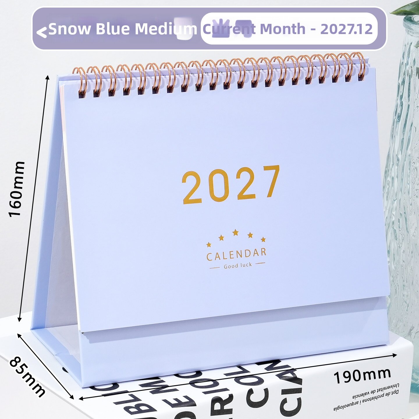 YUCHU | Retro Creative Desk Calendar 2026 Planning Memo