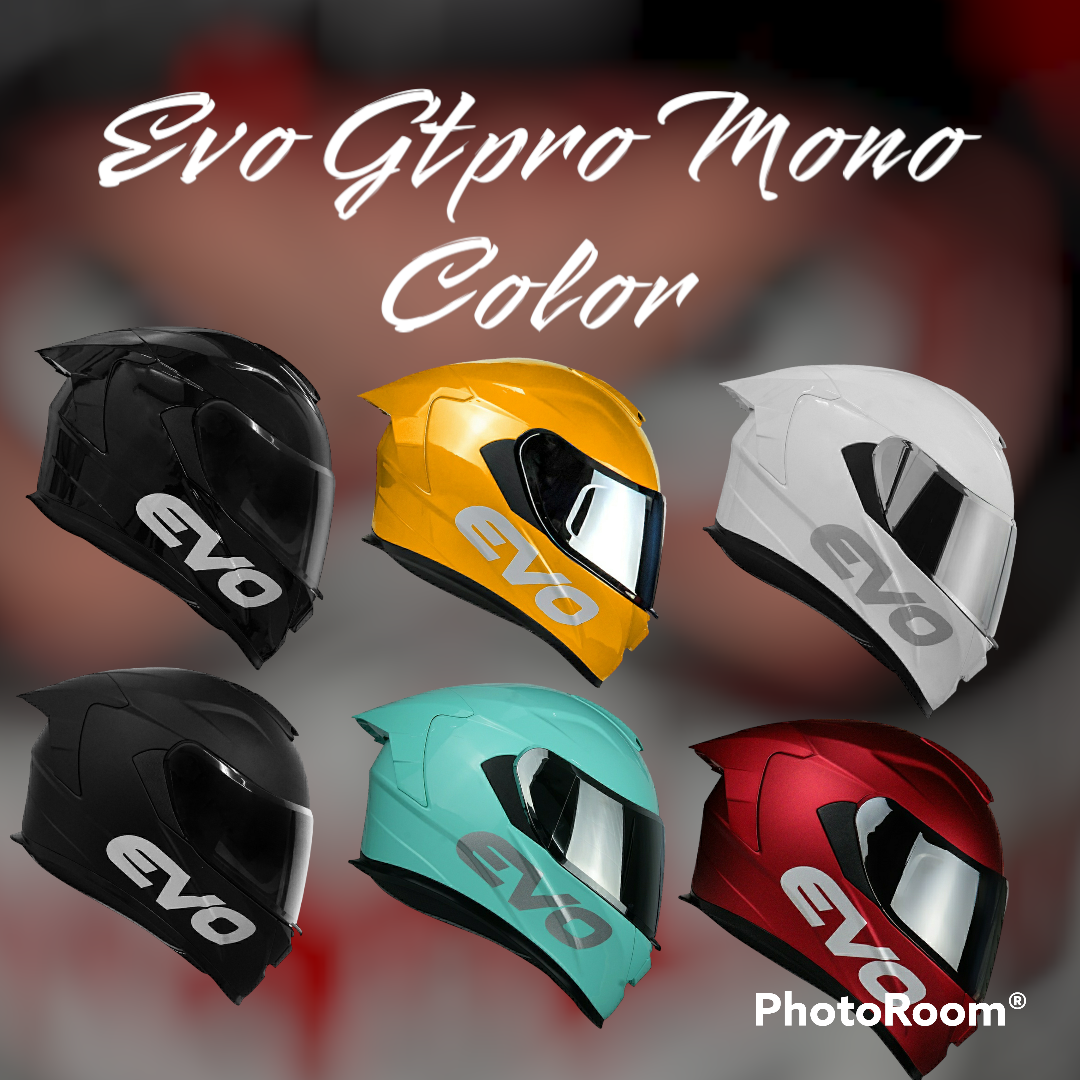 Evo Gtpro Full Face Dual Visor Helmet for Safety