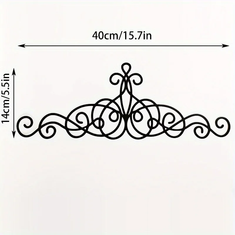 Metal Wall Decor,Traditional Metal Scroll Wall Art Decor, Rustic Iron ...