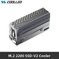 coolleo | Single Heatpipe NVME 2280 M.2 SSD Radiator