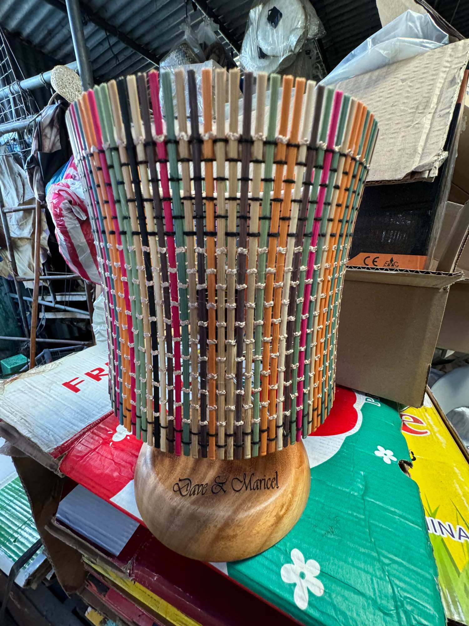 Aesthetic Boho Lampshade 6x16 w/ light