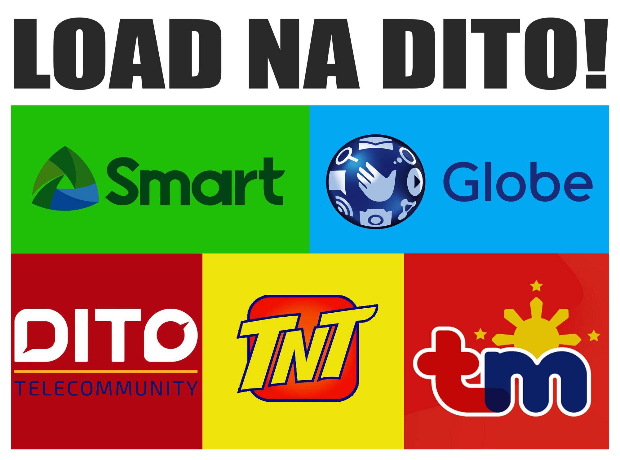 LOAD NA DITO SINTRABOARD BANNER A4 | Lazada PH