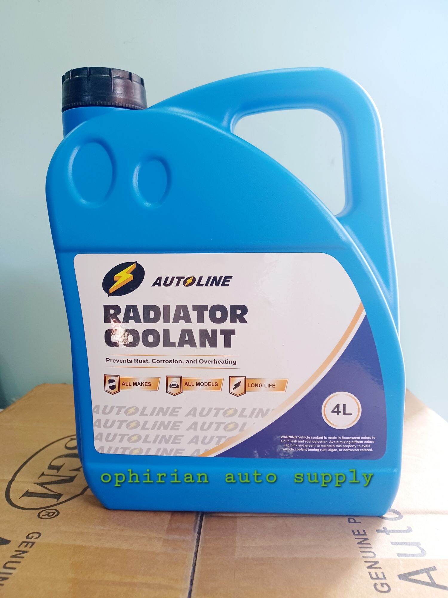 Autoline Radiator Coolant 4L/Blue Ready To Use Lazada PH