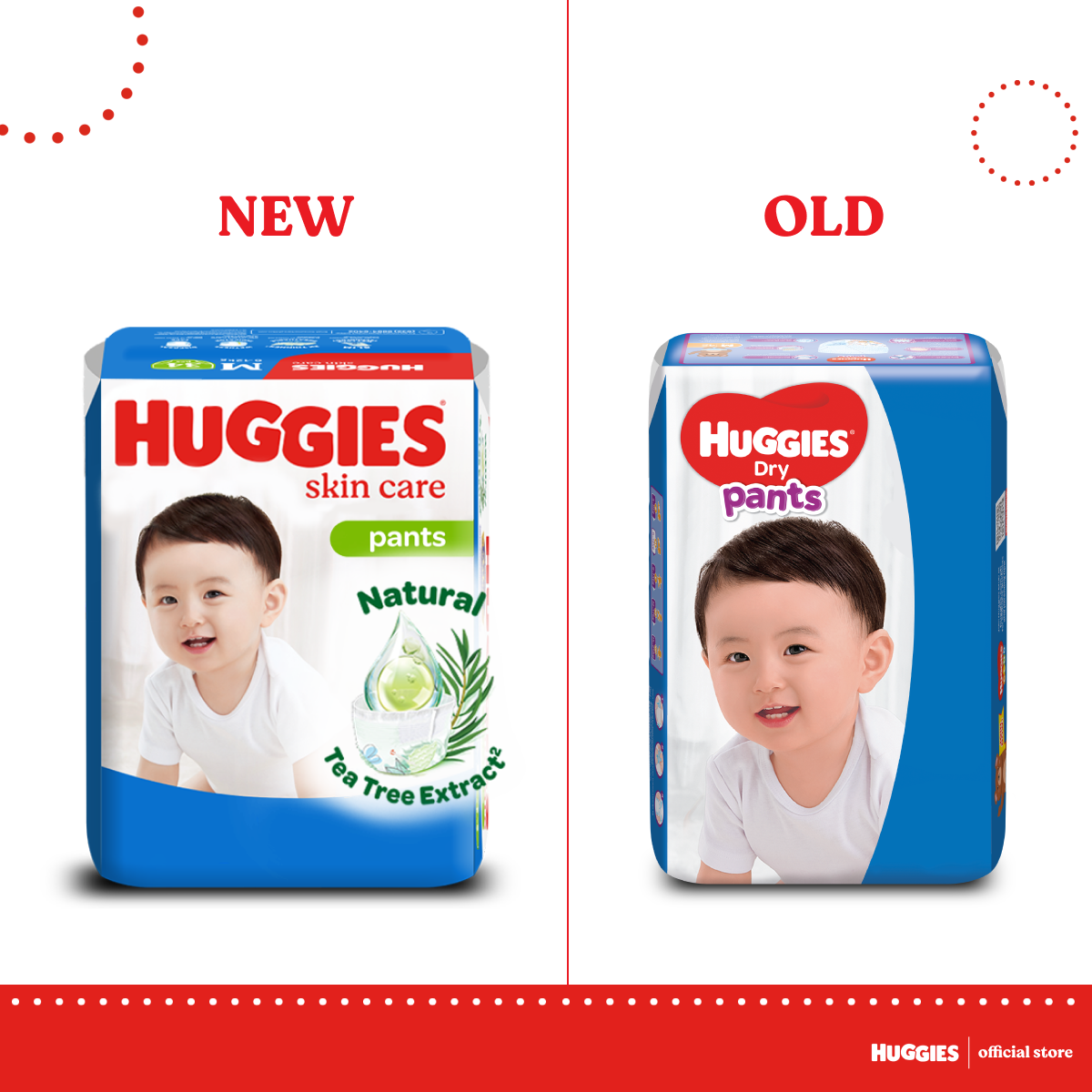 Huggies Dry Pants Large Diaper 46s - Bohol Online Store