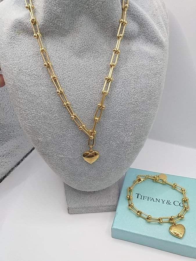 T&Co necklace 20g hardware VVSPL 18K, Women's Fashion, Jewelry &  Organizers, Necklaces on Carousell