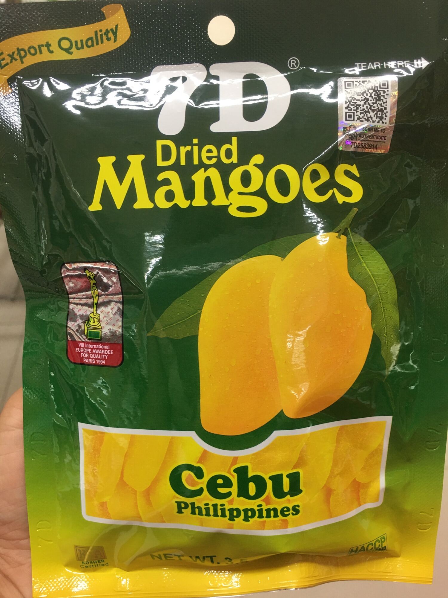 7D Dried Mangoes 100g Cebu delicacy pasalubong export quality | Lazada PH