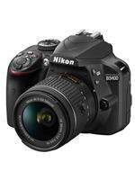 Nikon | Nikon D3400 DSLR Camera 24.2MP Full Frame Sensor 18-55mm Lens Travel Friendly Compact Lightweight for Photography Beginners and Professionals