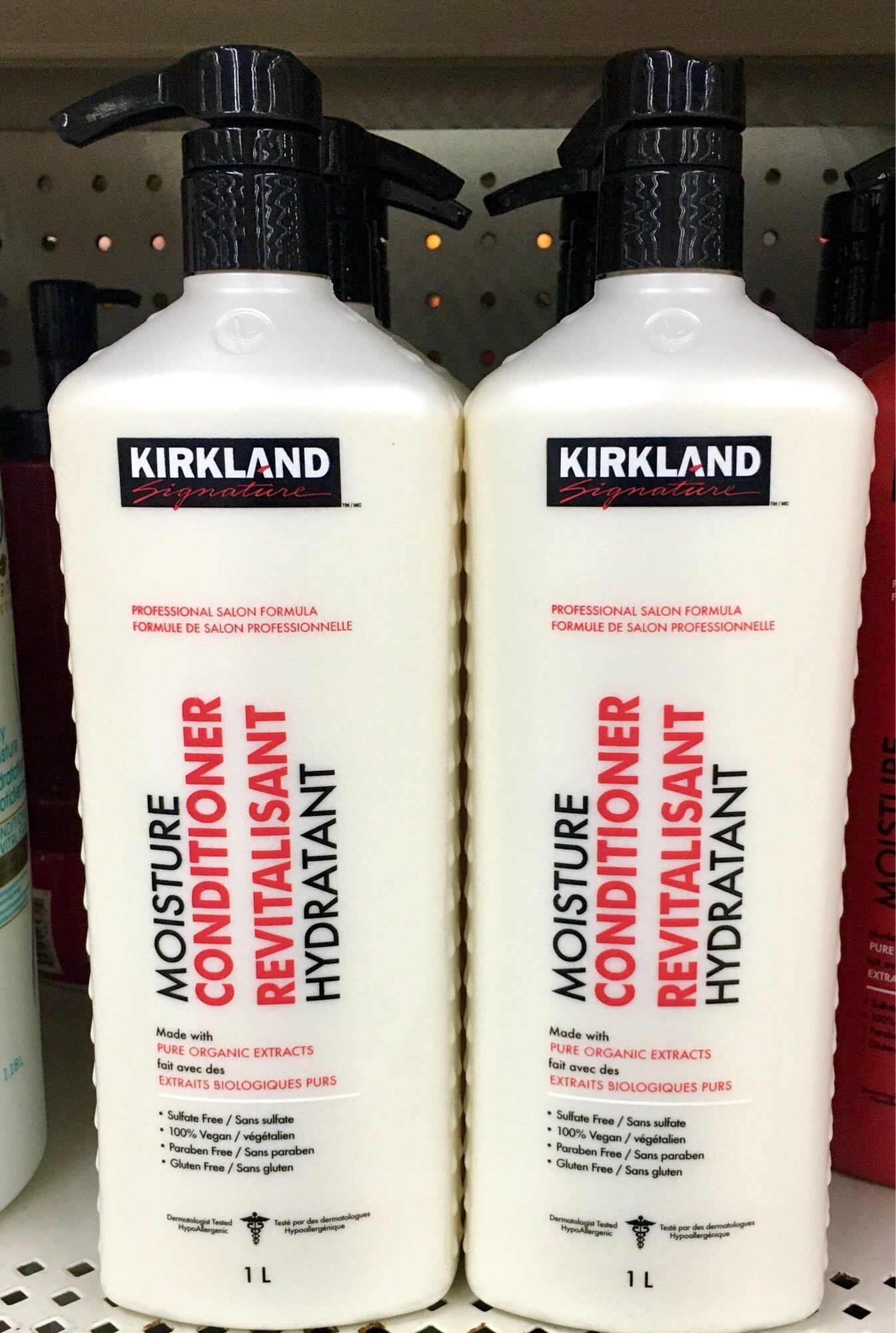 Kirkland Signature Moisture Conditioner Professional Salon Formula 1L