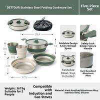 Sea to Summit | Camping Foldable Nesting Cookpot with Lid Food-Grade Silicone Bag