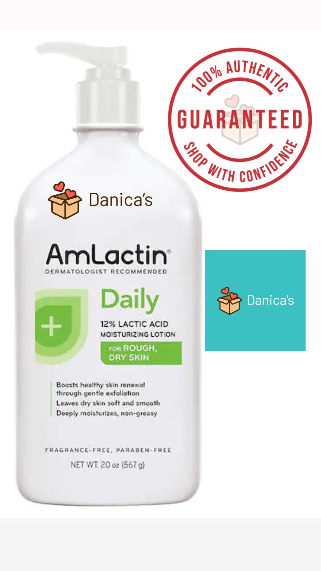 AmLactin Moisturizing Body Lotion 567g