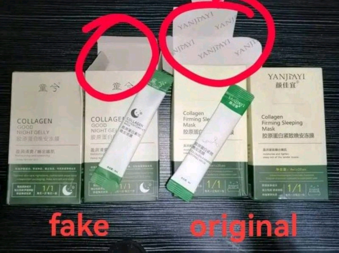 (ORIGINAL) YANJIAYI Collagen Sleeping Mask Lazada PH