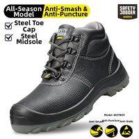 Safety Jogger | Anti Smash Anti Pierce Static Prevention Cold Resistance Non-slip Wear Resistant Safety Work Shoes