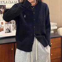 HUOLISI | Winter Autumn Wear Embroidery Knit Cardigan Short Jacket