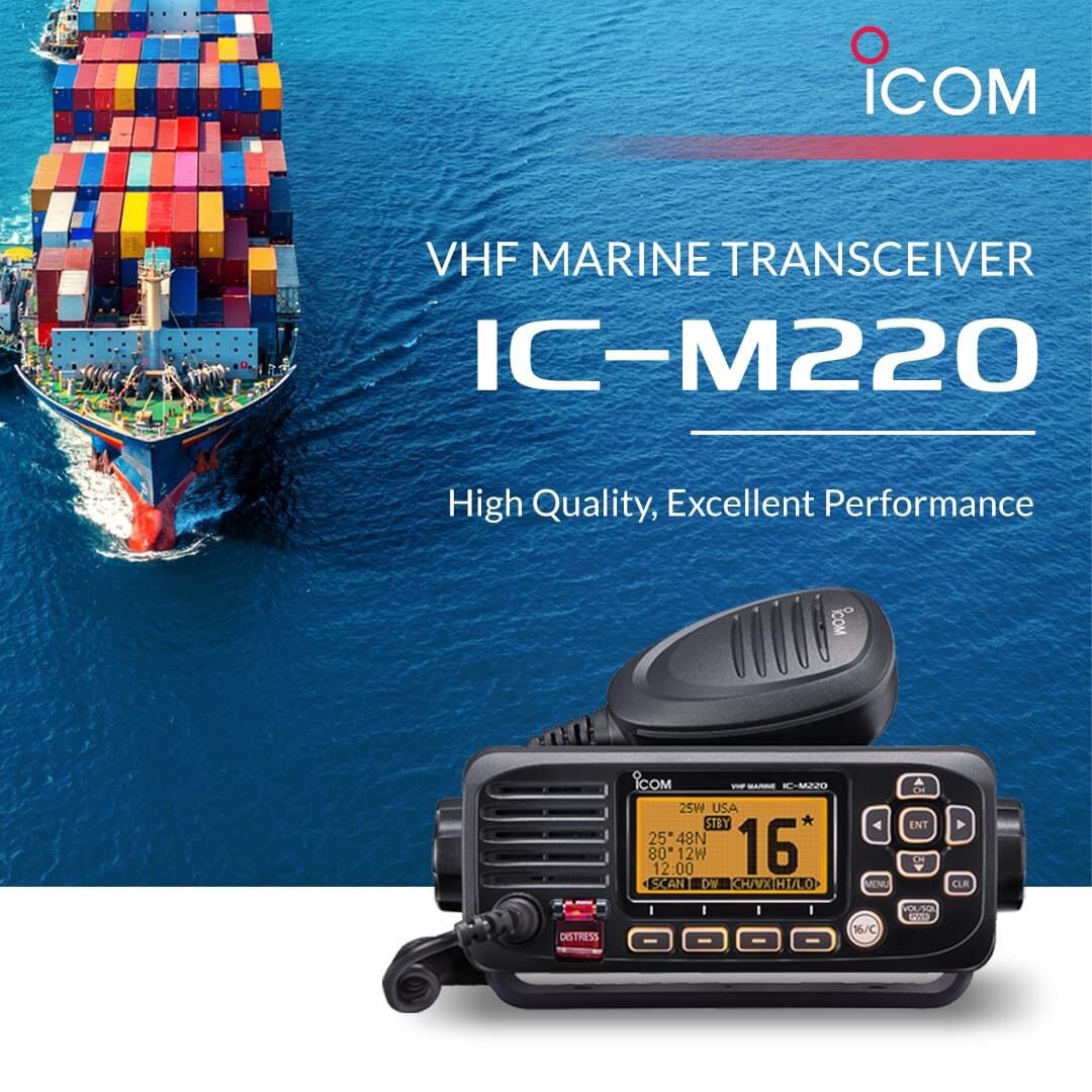 ICOM IC-M220 VHF MARINE BASE TRANSCEIVER Marine Band | Lazada PH